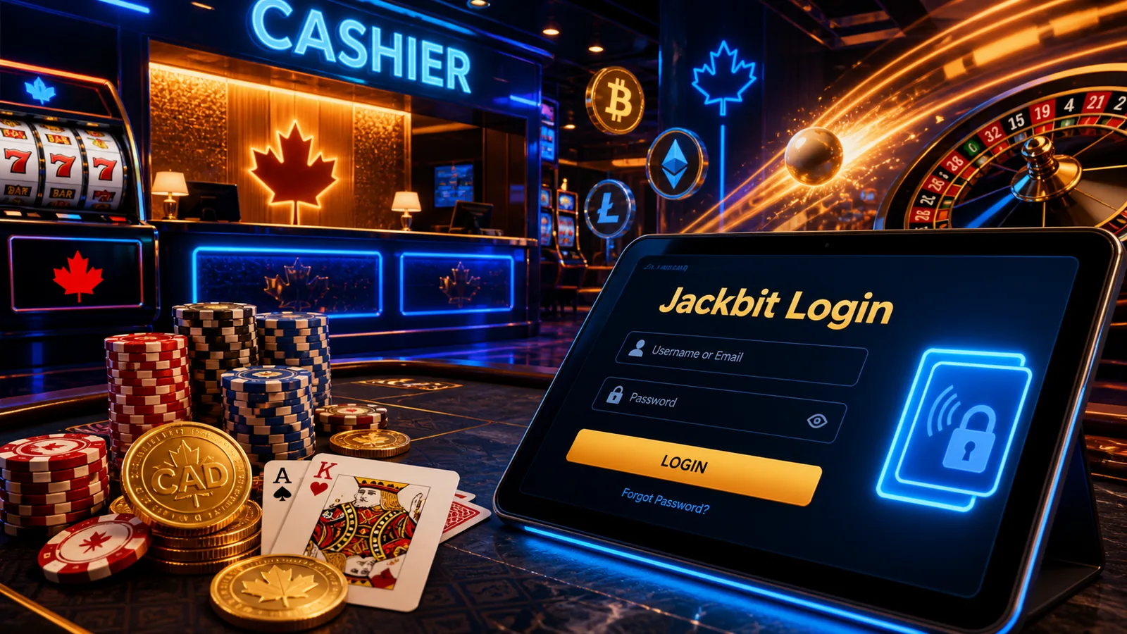 Jackbit Casino Login content banner